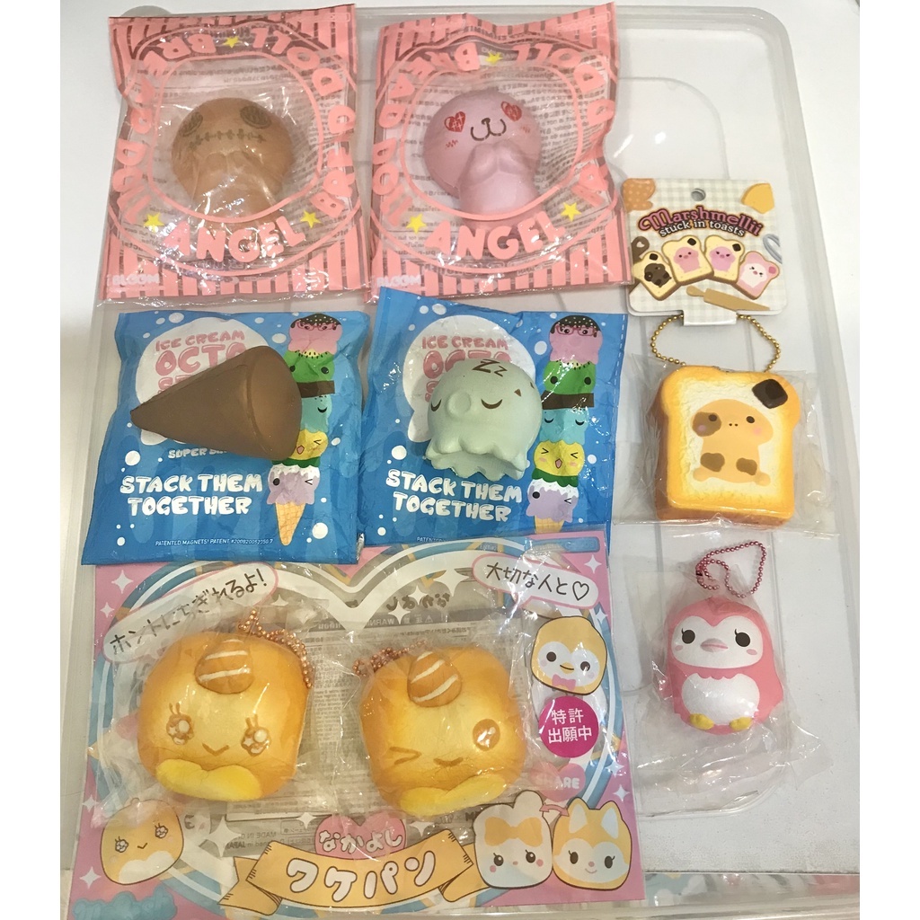 FLASH SALE SQUISHY licensed preloved mini squishy, ibloom, punimaru, creamiicandy