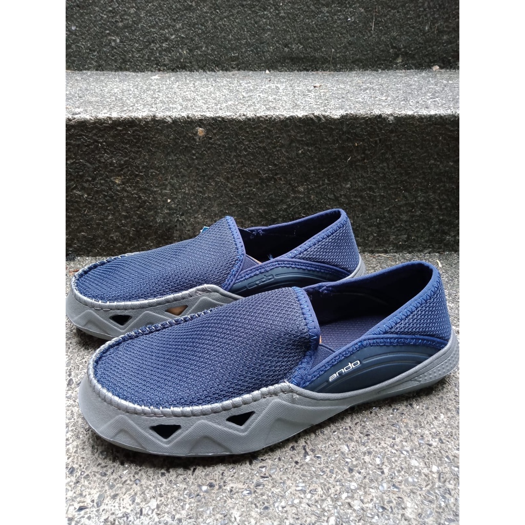 [BISA BAYAR DITEMPAT] SEPATU PRIA SLIP ON ANDO QUARTZ&amp; ANDO BEST 39-43