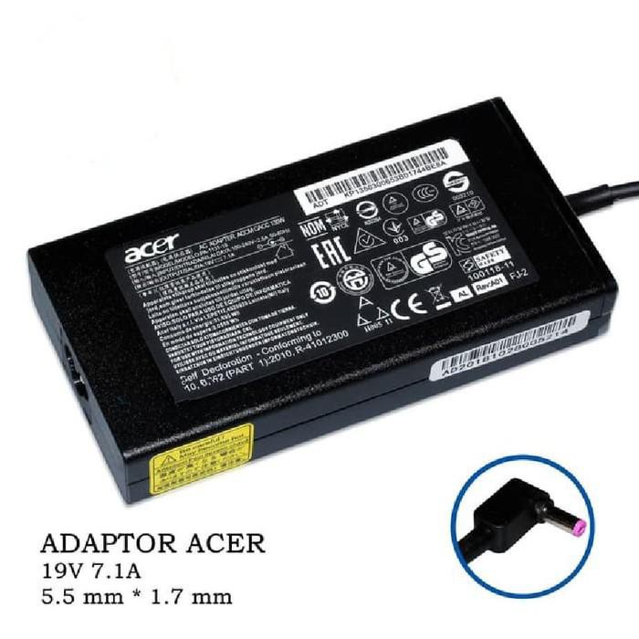 Adaptor Charger Laptop Acer 19V-7.1A  Z5770, Z5771, Z5772 - New