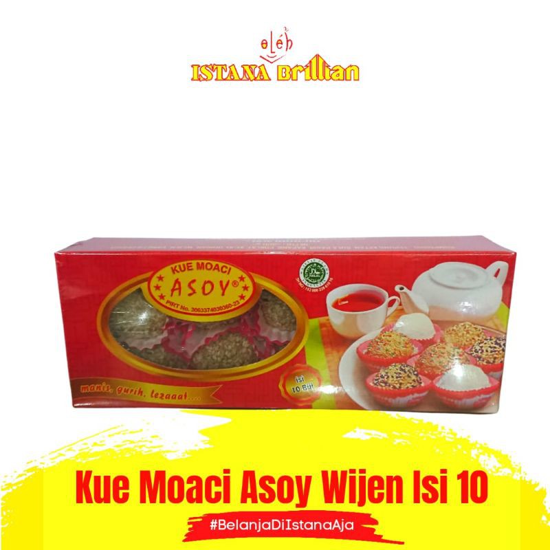 

Kue Mochi Asoy Wijen Isi 10/ moci Semarang