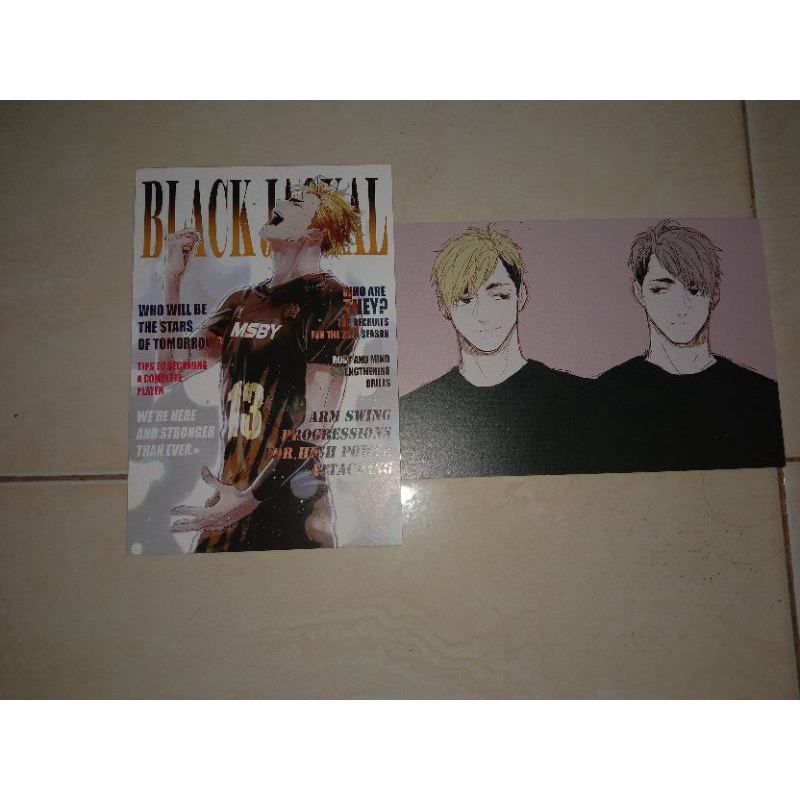 Postcard JJK by kadeart, Haikyuu by umma, BNHA