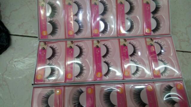 Bulu Mata Palsu EyeLash Length Thick 3D Glitters