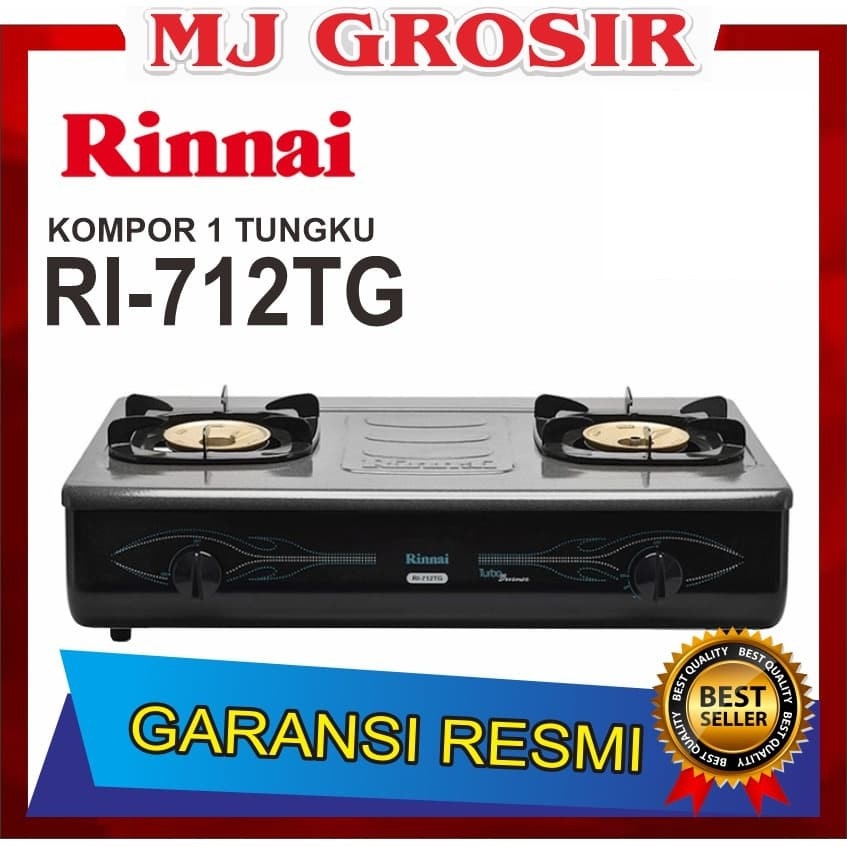 PROMO KOMPOR 2 TUNGKU MURAH RINNAI RI 712 TG RI712TG