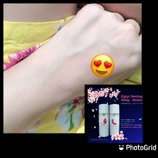 Body lotion Dosting Egypt Siang Malam (Sepaket)
