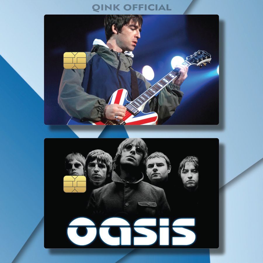 GARSKIN FLAZZ BAND OASIS EGC5A/NHHIF/ CASING KARTU GRUP BAND OASIS / AESTHETIC POPULER / SKIN ATM NC
