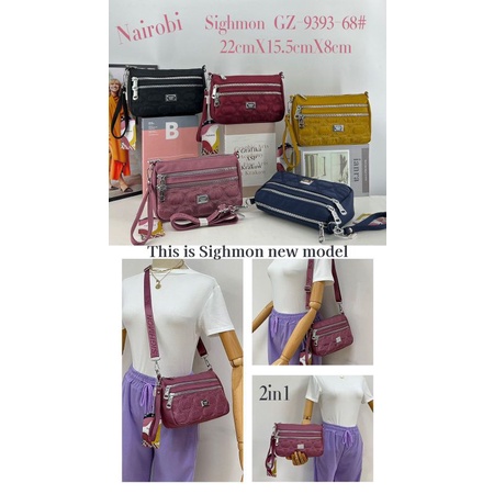 TAS SELEMPANG MINI WANITA SIGHMON 9393 "NAIROBI"