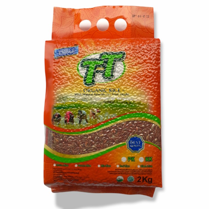 

Beras Merah Tip Top pecah Kulit 2 Kg/Organic Red Rice