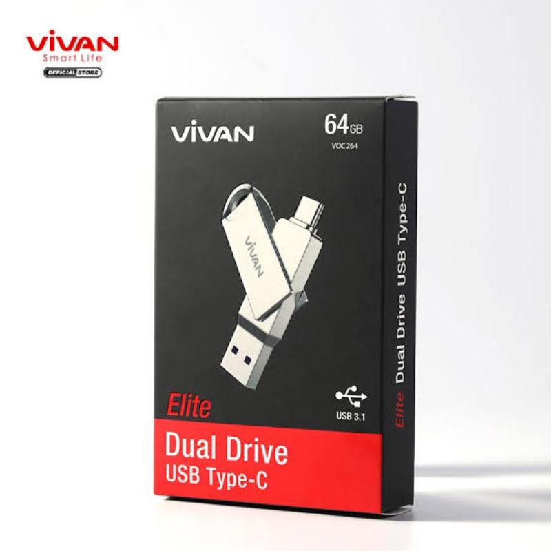 VIVAN VOC264 Flashdisk OTG Type-C USB-C 3.1 64GB 32 GB Flash Disk VOC232 -