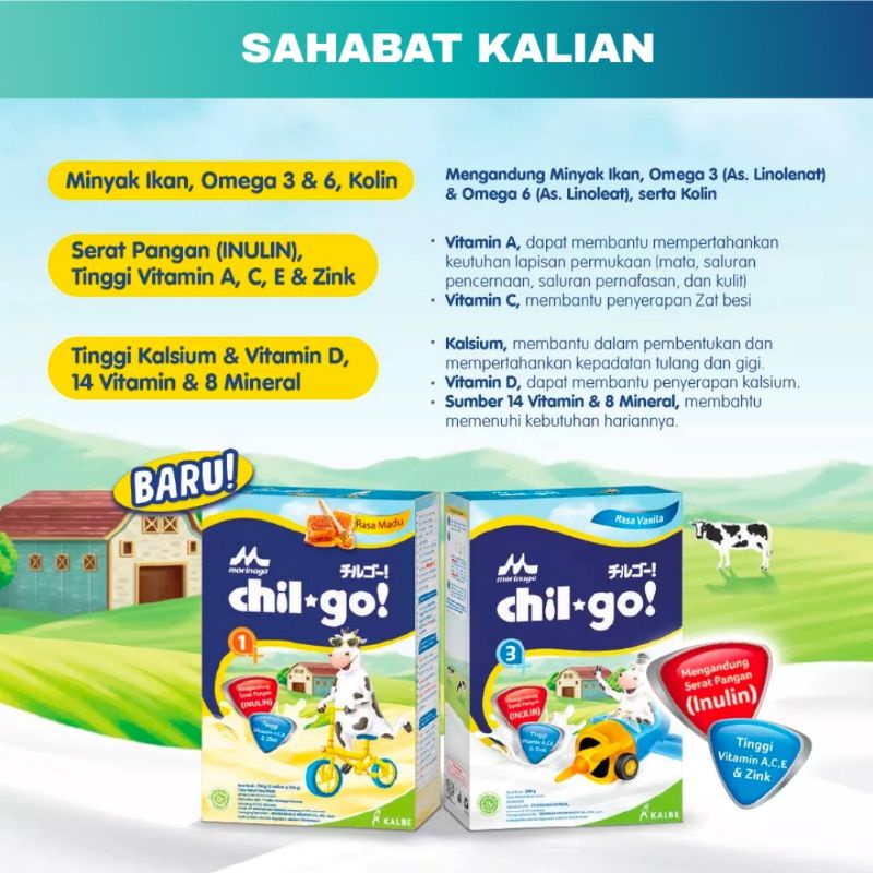 Chil Go Powder 3+ 300gram Usia 3 - 12 Tahun