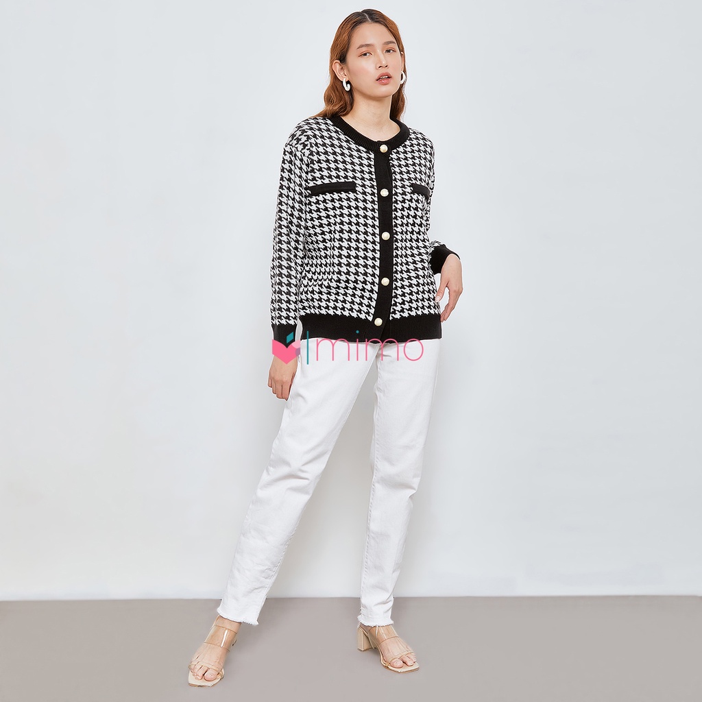 Mimo Houndstooth Sweater