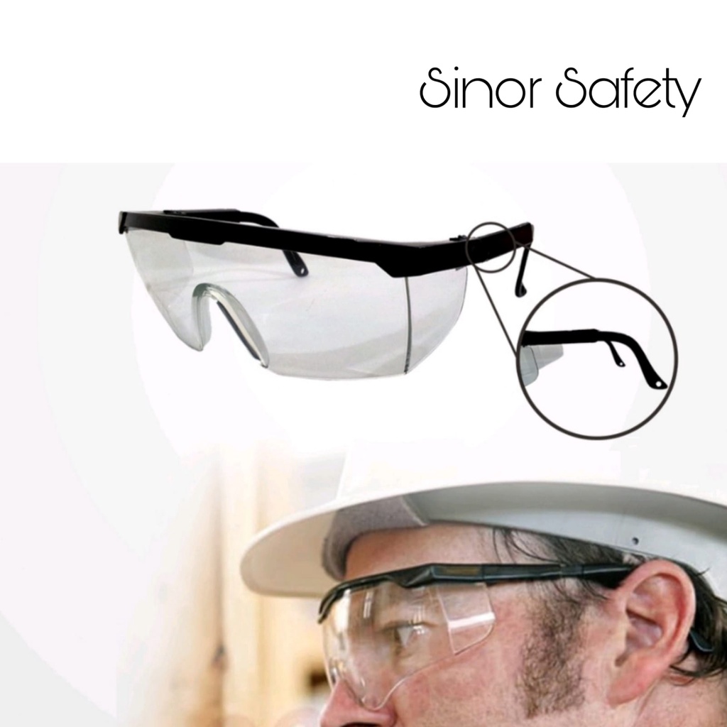 Kacamata ECO LEGION Gerinda Bening Safety Glasses Kacamata Las
