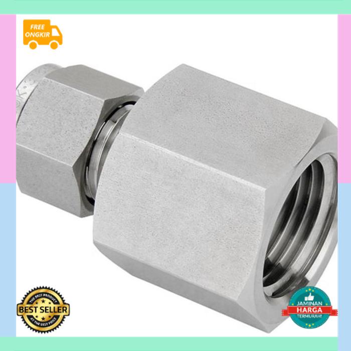 KONEKTOR HOSE PNEUMATIC Female Connector 1/2" od x 1/2" npt ; SS 316 COD