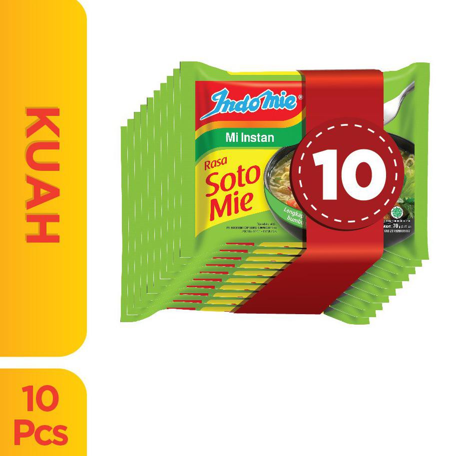 

Ready Stok 10 Pcs - Indomie Kuah Soto Mie