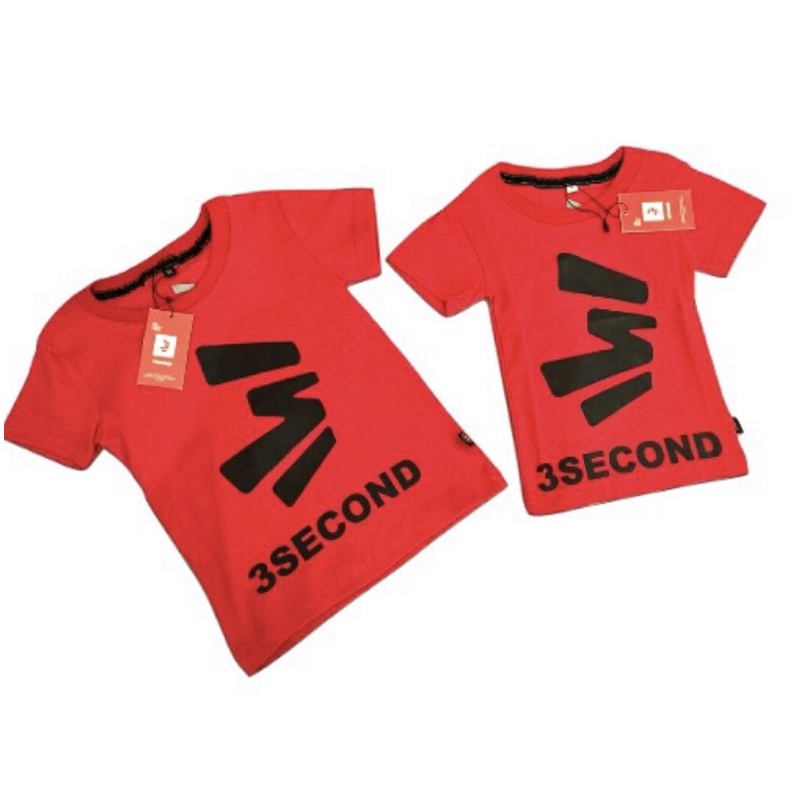Kaos anak 3 second