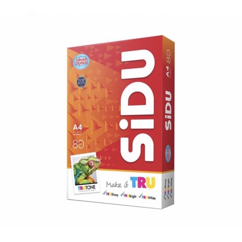 

Kertas HVS A4 80 Gram Sidu