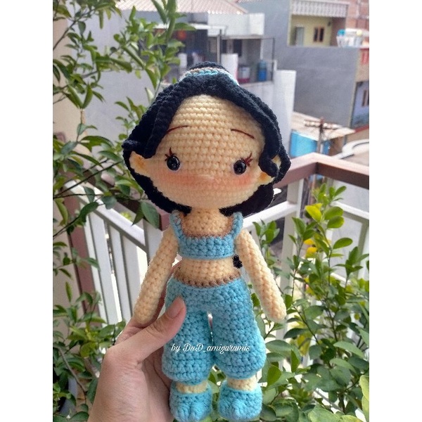 jasmine doll boneka rajut