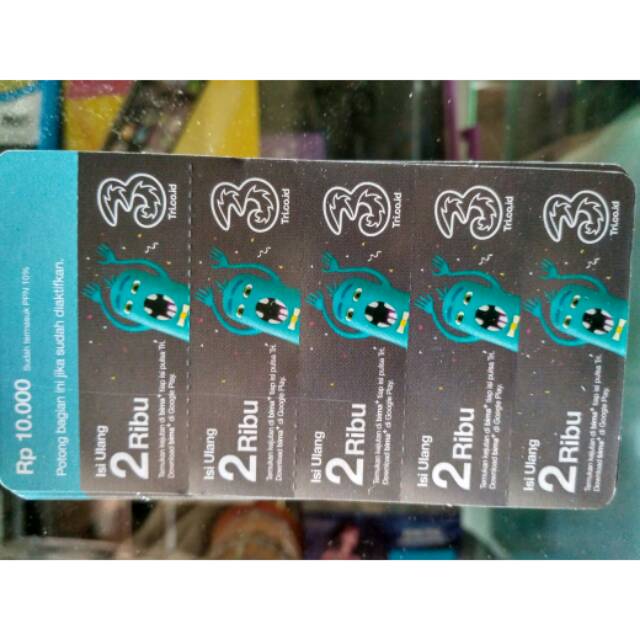 Voucer Pulsa Tri 2000 Voucher Three 2000 Shopee Indonesia