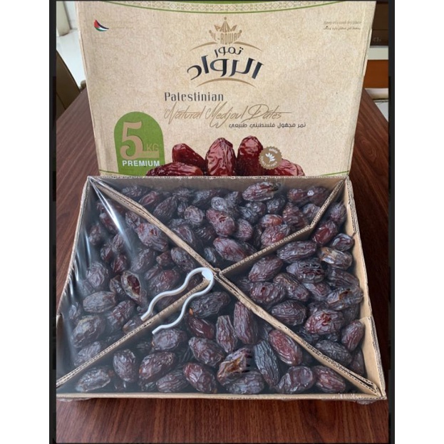 

Kurma Medjol Palestinian Large 5 kg kualitas super the King of Dates (rajanya kurma).