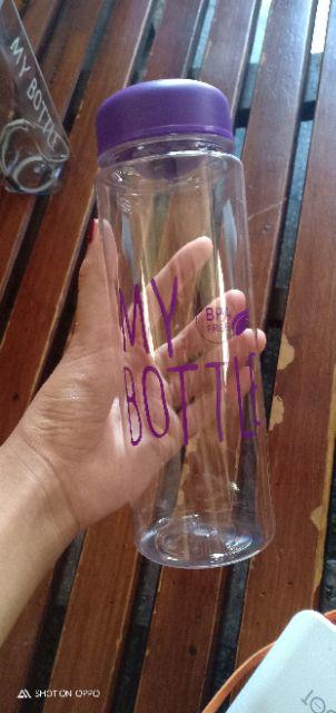 Promo [1kg 12pcs] My Bottle Transparan Bening Dengan Sarung Anti Pecah