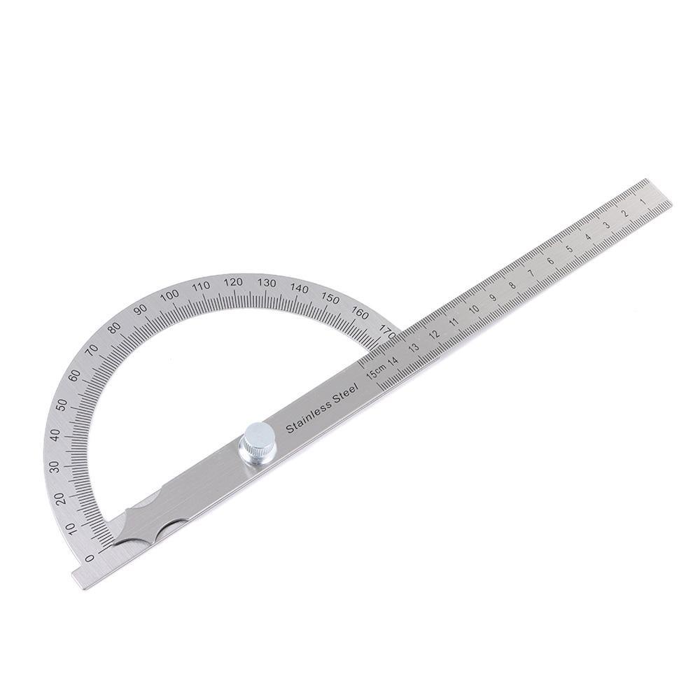 POPULAR Populer Busur Derajat Angle Conveyor Stainless Steel Angle Meter Penggaris Sudut