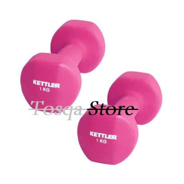 Toko-Alat-Fitness Kettler Dumbell Neoprene 2Kg Pink / Dumbell Neoprene (2Kg/Pair) Terlengkap