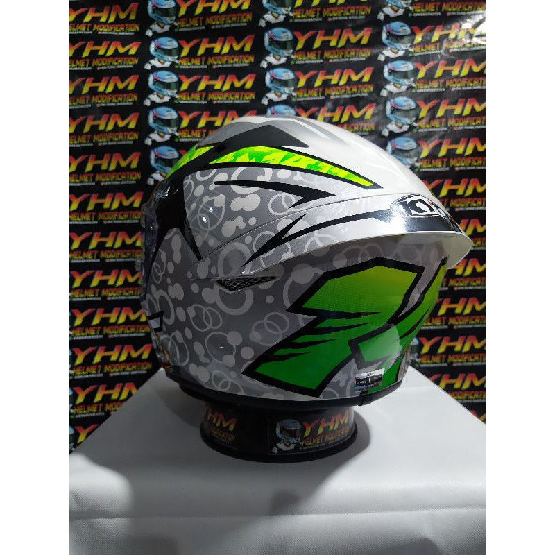 Helm KYT TT Course Replika moto3 Jaume + Dalla + Arbolino