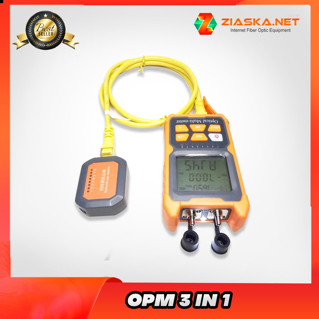 Mini OPM 3 in 1 OPTICAL POWER METER OPM VFL RJ45 LAN Network Tester