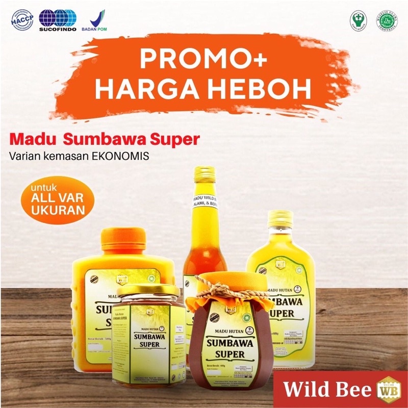 

Madu Sumbawa Super / Lebah Apis Dorsata -Garansi Murni & Asli 100%-Wild Bee-kemasan ekonomis
