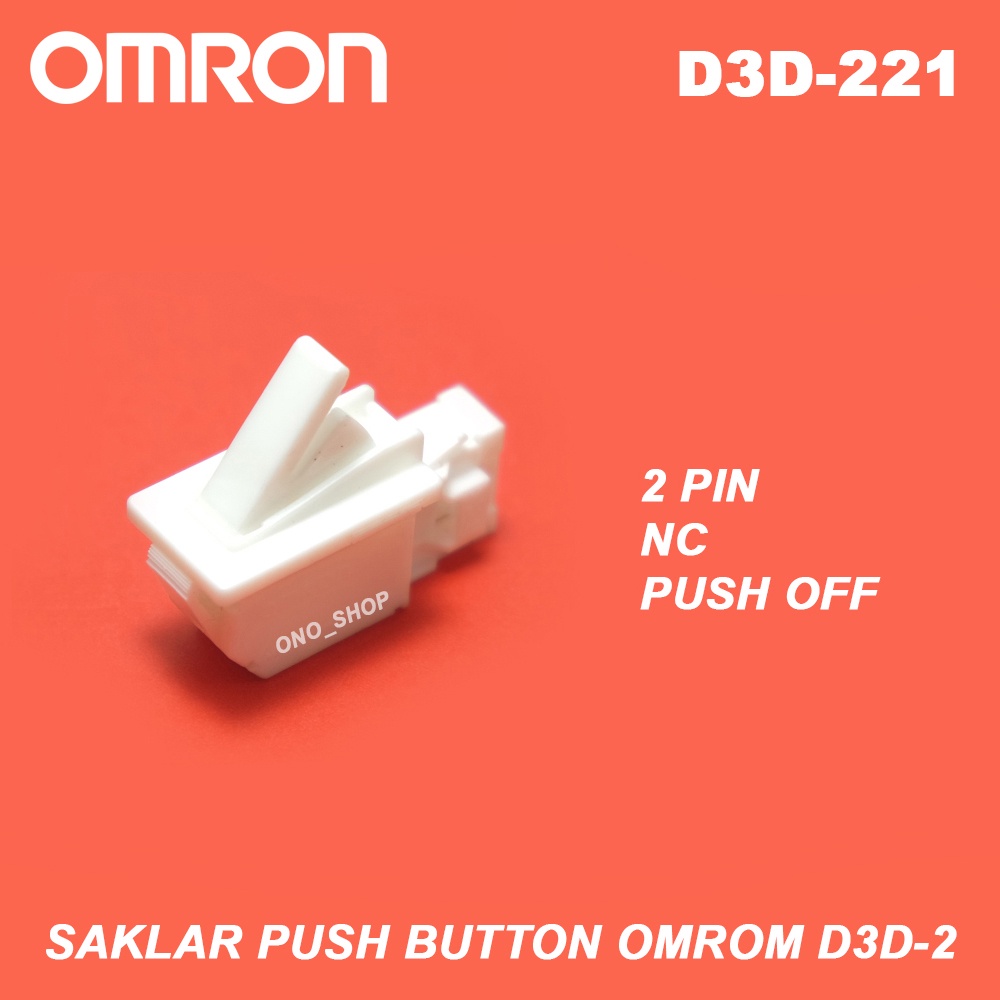 Omron D3D-2 - Saklar Push Button