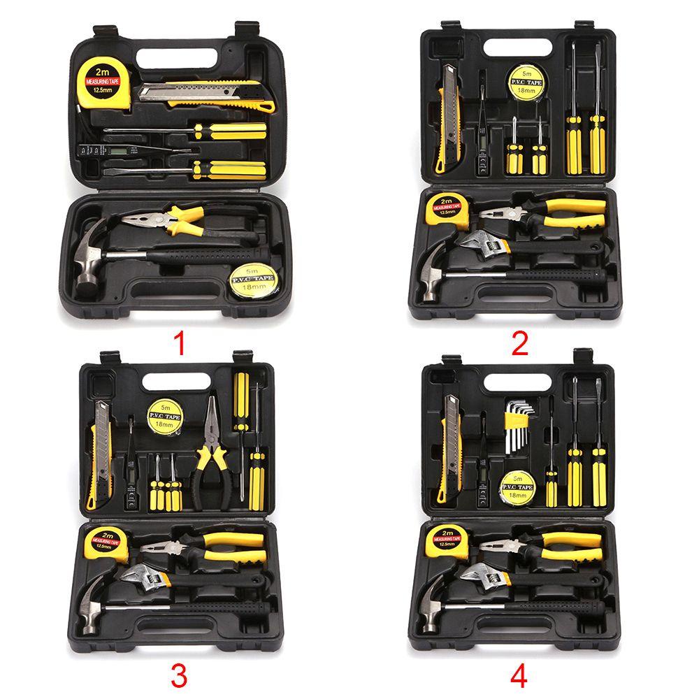 Populer Set Alat Tukang Listrik Peralatan Rumah Tangga Set Alat Pertukangan Tang Pita Ukur Hand Tools Kit