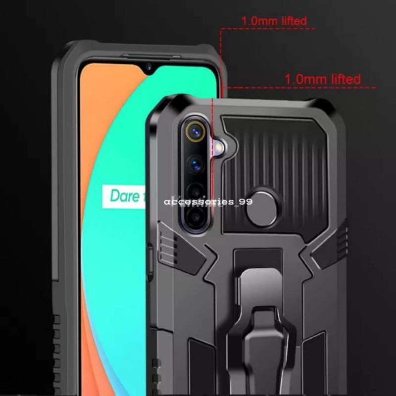 HardCase robot Realme 5 Realme 5pro Realme 7i Realme 7 Realme 7pro Realme c2/case robot Casing i-Cri