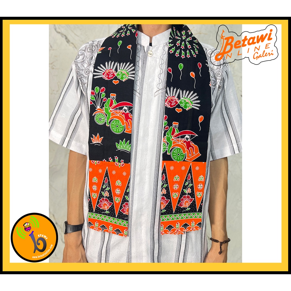 Cukin Syal atau Selempang Kain Batik Betawi-1