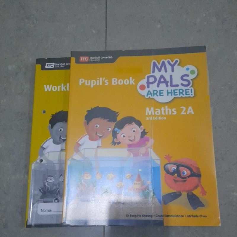 

buku bekas my pals math 2a pupil book dan workbook