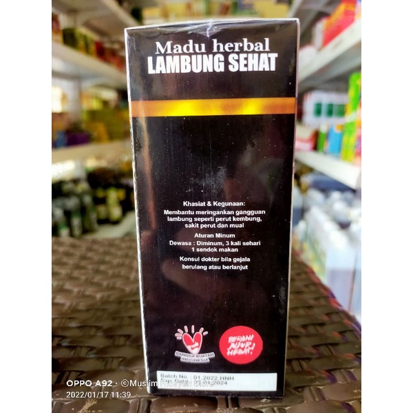 

Madu Herbal LAMBUNG SEHAT Asli Original