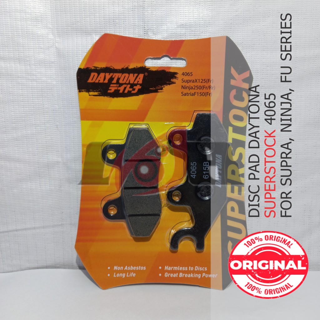 Daytona SuperStock Disc Pad Supra Karisma Ninja Smash FU Kampas Rem Cakram 4065