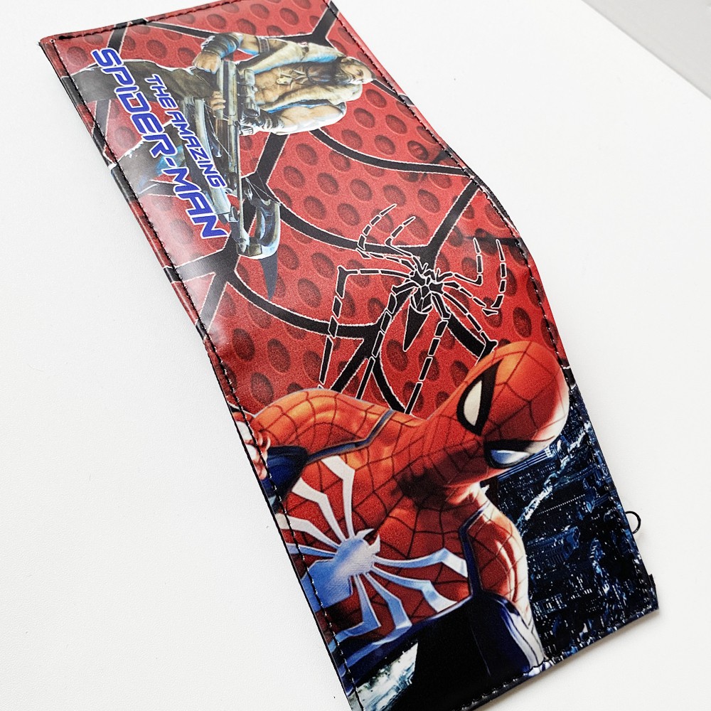 11.11&amp;12.12 BIG SALE!! Dompet Anak Laki Laki Dompet Karakter Spiderman Kulit Sintetis Terbaru+BOX