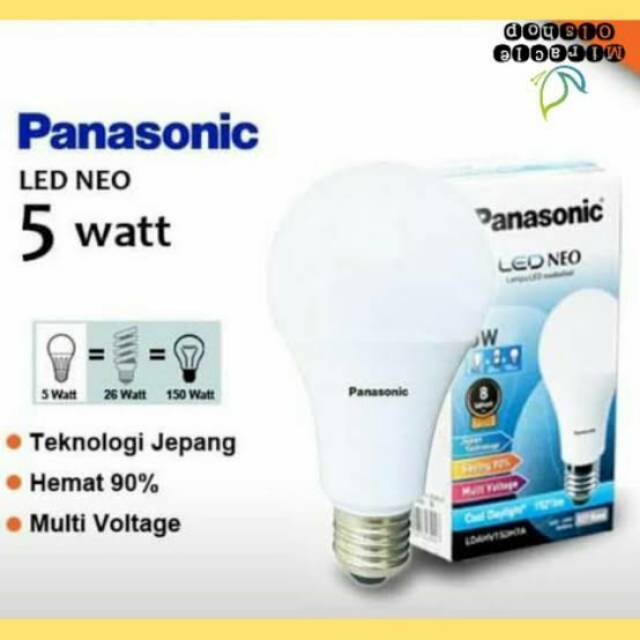 Lampu Panasonic LED Neo 5 Watt