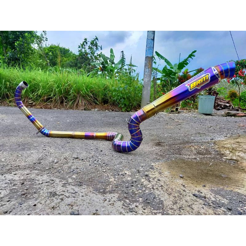 knalpot original brm racing exhaust kidal kobra all semua motor