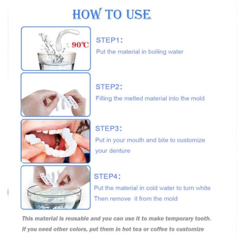 SNAP ON SMILE GIGI PALSU AUTHENTIC / GIGI PALSU SEPASANG ATAS