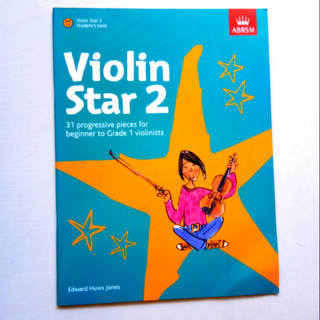 Buku biola Violin Star 2 Violin book With CD for grade 1 violinist