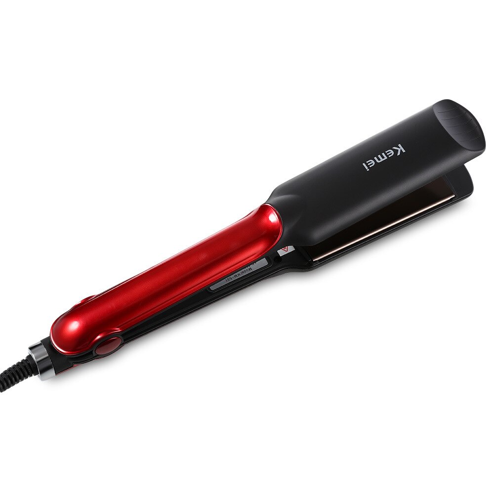 Catokan Rambut Kemei Hair Straightener Profesional Catok  Rambut Dengan Temperatur Suhu