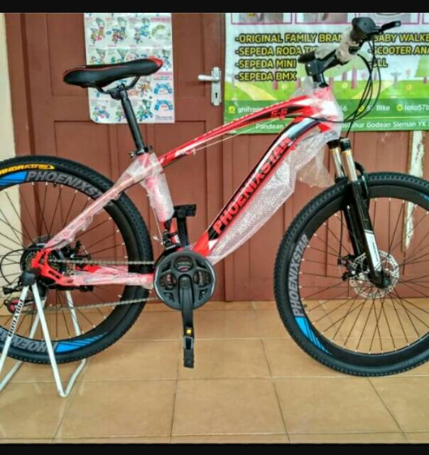 Sepeda Gunung Mtb Phoenix Star 26 Inchi Keren Murah Shopee Indonesia