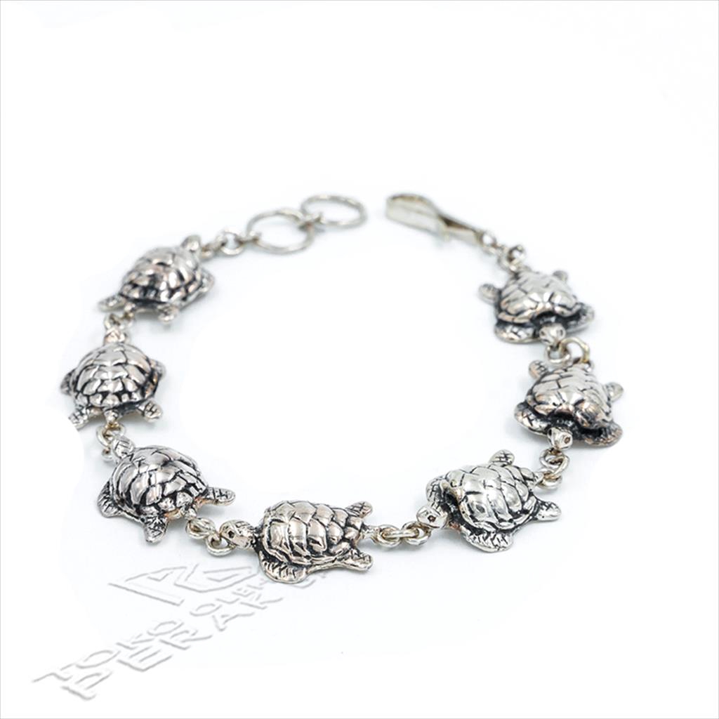 Gelang Wanita Perak Bali 925 Asli Motif Kura-Kura
