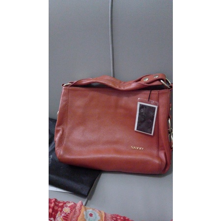 Tas kulit asli savvy