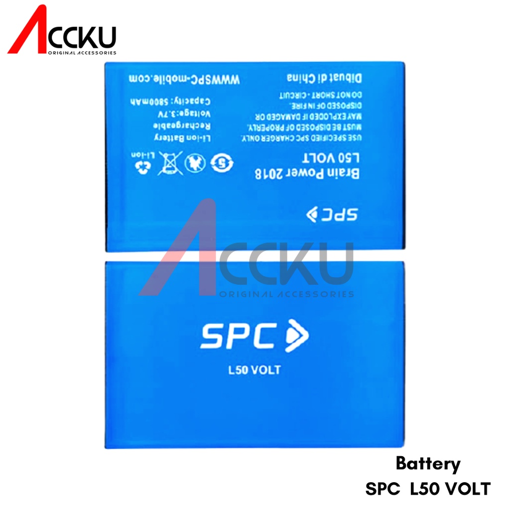 BATRE  SPC L50 BATTERY BATERAI SPC L50 VOLT ORIGINAL