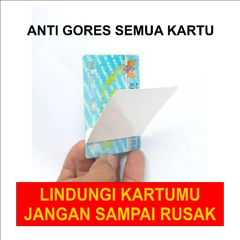 

Anti gores kartu - pelindung kartu id card