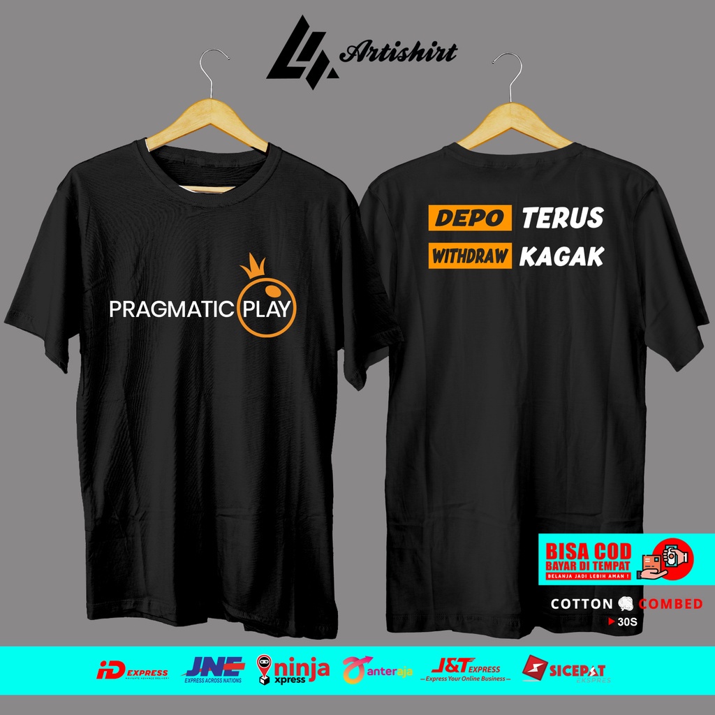 Kaos Pragmatic Play Depo Terus Withdraw Kagak Kaos Game Slot Kata Kata Kaos Baju Distro PREMIUM COMB