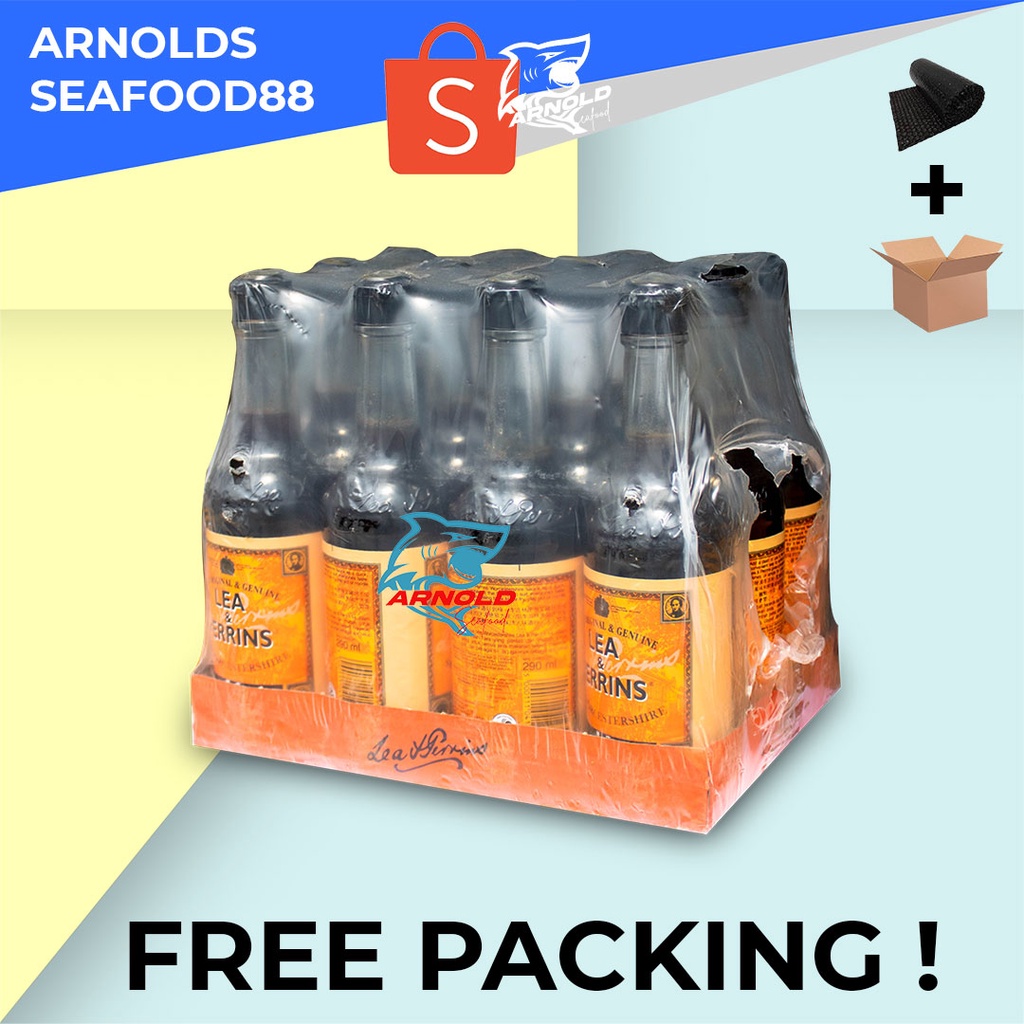 

Kecap Lea & Perrins 284ml - 1 Ctn Isi 12 Pcs / Kecap Inggris / Worchestershire Sauce