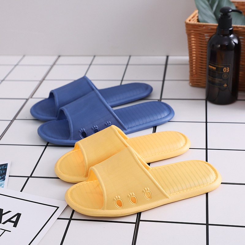 HC Sandal Slop Karet Polos 6500 Sendal Rumah Berkualitas Motif Garis Zigzag Sendal Kamar Mandi EVA Empuk Sendal Karet Couple Garis Home Slipper Anti Slip Wanita Pria Gaya Korea Murah Import-6