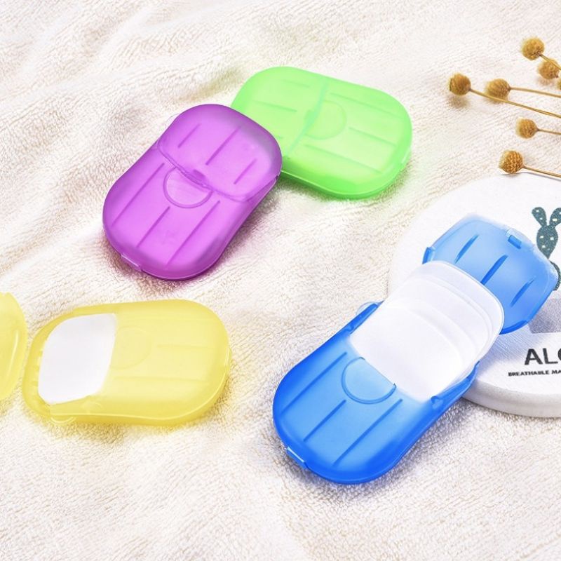 Sabun Cuci Tangan Kertas Praktis Travelling Paper Soap Sabun Cuci Tangan Travel - BT005